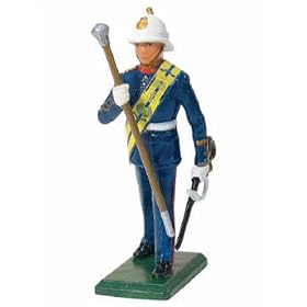ROYAL MARINE DRUM MAJOR by William Britain