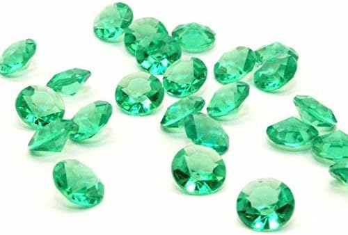 10000 Pcs 2.5mm 1/5ct Emerald Green Wedding Party Diamond Confetti Table Scatters Decoration Good Crafted DIY Ideas