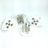 真空管 ソケット 5 ピン ４個 セット 金メッキ PX4 PX25 DIY