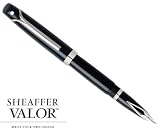 Sheaffer Valor Black P/T Fountain Pen Fine