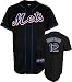 Jeff Francoeur Jersey: Adult 2009 Majestic Alternate Black Replica #12 New York Mets Jersey - Medium
