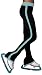 Ice Skating Stretch Polyester Spandex Side Stripe Pants