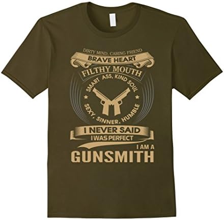 Men's gunsmith shirt- I never said i perfect gunsmith 3XL Olive