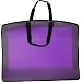 Filexec Carry All Bag, In-Side Pocket, Business Card Slot, Zippered Closure, Purple (34964)