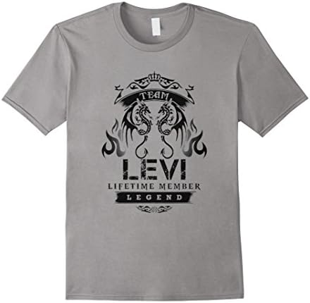 Men's Levi shirt - LEVI LIFETIME MEMBER LEGEND Large Slate