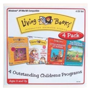 Living Books 4 CD Pack - Harry, Grandma, Tortoise and Little Monster by Broderbund
