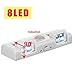 Wireless Motion Sensor Light, 8 LED Stick On Lightcontrol Night Light Battery Operated Step Light for Cabinet Drawer Staircase Workshop Basement Garage (1 Pack)