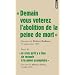 Demain vous voterez l'abolition de la peine de mort : Suivi de Je crois qu'il y a lieu de recourir � la peine exemplaire