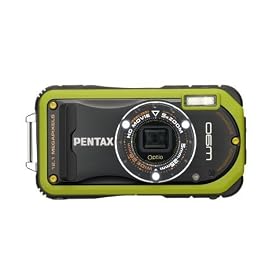 Pentax Optio W90 Digital Camera - Green (12MP, 5x Optical Zoom) 2.7 inch LCD
