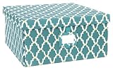 Working Class Studio The Re-Gift Collection Lattice Large Box, Teal
