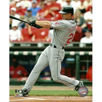 Grady Sizemore Cleveland Indians Batting Action 8x10 Photo