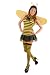 Young Women/Women Honey Bee Costume w/Striped Stockings