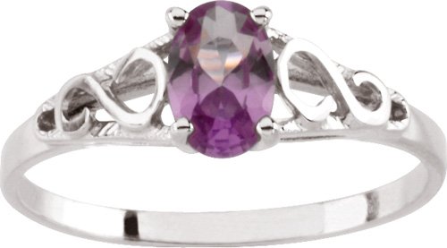 Teen Imitation January Birthstone Ring
