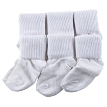 Luvable Friends 6 Pack Basic Cuff Socks, White, 0-6 Months
From Luvable Friends
