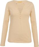 LOLE Women's Eco-Henley Long Sleeve T-Shirt,Combo Corn,X-Large