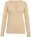 LOLE Women's Eco-Henley Long Sleeve T-Shirt,Combo Corn,X-Large