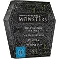 Universal Monsters: Das Phantom der Oper, Der Unsichtbare, Dracula, The Wolf Man (Grabstein-box)
