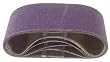 3M 81413 3-Inch x 24-Inch Purple Regalite Resin Bond 100 Grit Cloth Sanding Belt - 5 Pack