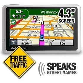 Garmin nüvi 1350/1350T 4.3-Inch Widescreen Portable GPS Navigator with Traffic