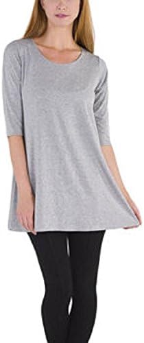 Beatrix Ost Ladies' Tunic Top- Size L, Light Grey