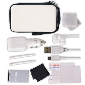 Crown 12-in-1 Deluxe Accessory Pack: White (Nintendo 3DS)
