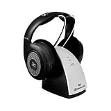 Wireless RF Headphones RS-130 w/ Switchable SRS Surround Mode and (2) Heavy Duty Powerex AAA 1000 mAh Rechargeable NiMH