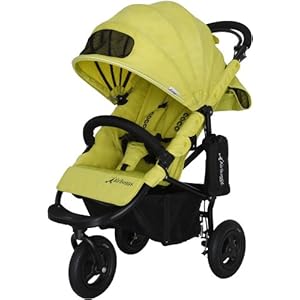 【クリックで詳細表示】エアバギー AirBuggy COCO BRAKE ココ ブレーキ 3輪ベビーカー シトロン： ベビー＆マタニティ