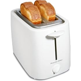 Proctor Silex Cool Touch 2-Slice Toaster, White