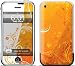 Orange Crush Design Protective Skin Decal Cover Faceplate for Apple iPhone (2G)