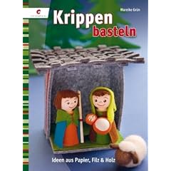 Krippen basteln: Ideen aus Papier, Filz & Holz