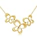 True Harmony by Carol Alt 18k Gold Plated Sterling Silver Butterfly Necklace, 18
