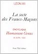 Humanum Genus Secte des Francs Macons