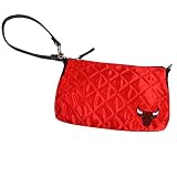 NBA Chicago Bulls Ladies Red Quilted Wristlet Purse