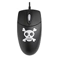Pat Says Now Pirate USB Optical Mouse - Black (PSN3061)