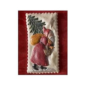Large Santa with Basket Gourmet Cookie