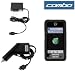 Black Rubber Silicone Skin Cover Case + Rapid Car Charger + Home Travel Charger for T-Mobile Samsung Behold T919 Cell Phone
