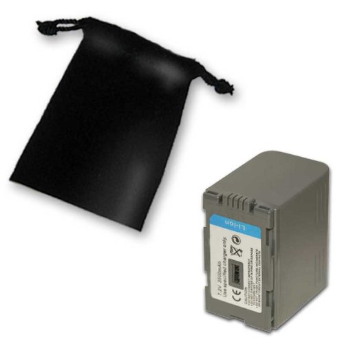 PRO SERIES Equivalent PANASONIC CGR-D16A / D16A/1B / D16S / D16SE1B / D210 / D220 Li Ion Battery For Panasonic AG-DVC15 / AG-DVC7 / AG-DVX100 / VDR-M10 / VDR-M20 and more Camcorders *Includes Accessory Bag & 3 Year Warranty