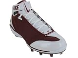 IMAGE OF Nike Men's NIKE SUPERBAD II TD FOOTBALL CLEATS 13 (WHITE/MEDIUM MAROON)