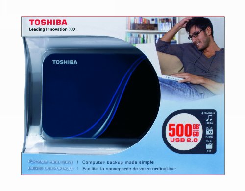 Where to buy Toshiba 500 GB USB 2.0 Portable Hard Drive - Liquid Blue (HDDR500E04XL)