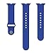 MoKo Apple Watch Band Series 1 Series 2, Soft Silicone Replacement Sports Band for 38mm Apple Watch 2015 & 2016 All Models, Royal BLUE (Not fit 42mm Versions)