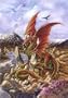 Set of 2 Briar Mythology Fantasy Dragon Greeting Cards