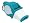 Multi Teal/White