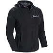 Cortech WP Fleece Hoody Women's Textile Street Bike Racing Motorcycle Jacket w/ Free B&F Heart Sticker Bundle - Black