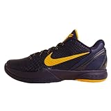 Nike Men's NIKE ZOOM KOBE VI BASKETBALL SHOES 10  (IMPERIAL PURPLE/DEL SOL)