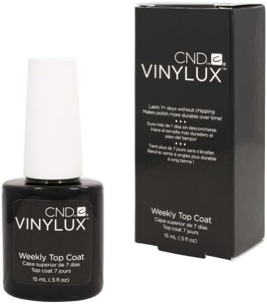 CND - VINYLUX TOP COAT Weekly Polish Creative Nail Design Manicure Lacquer 0.5oz