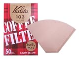 Kalita コーヒーフィルター 103ロシ みさらしタイプ 4~7人用 50枚入り 「10パックセット」