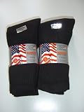 10 Pairs Mens Black Cotton Sport Socks / size 6 - 11