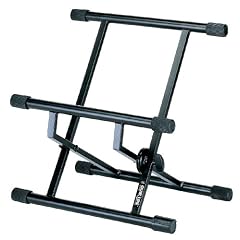 Quik Lok BS/317 Verst�rker-St�nder (schlank, doppelstrebig) schwarz (UK Import)