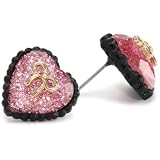 Betsey Johnson Valentines Day Heart Glitter Heart S