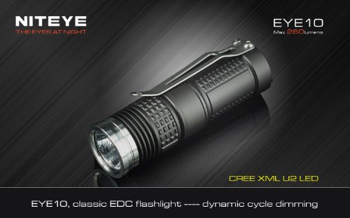  Niteye EYE10 Highend Cree XML U2 LED Flashlight - 260 Lumens 